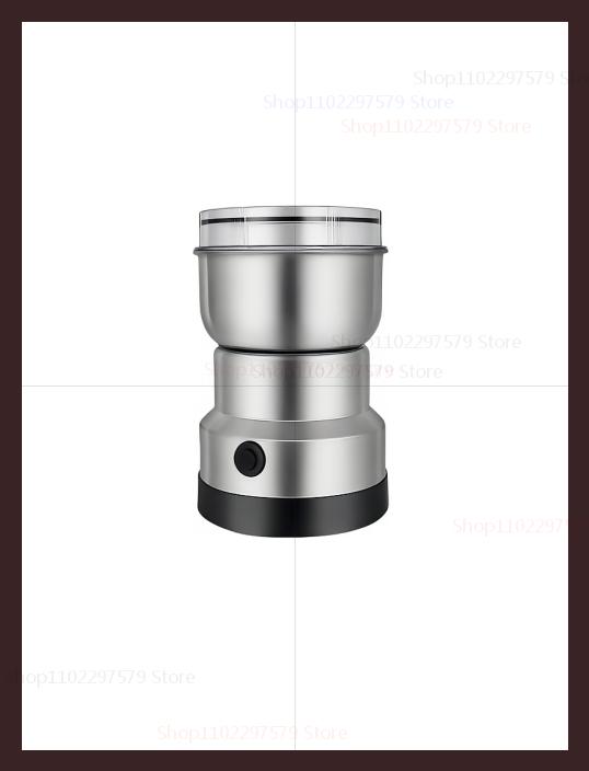 Electric Grinder for Household Multi-Functional Grinding of Spices, Coffee Beans, Grains & Herbs, 150W Powder Machine