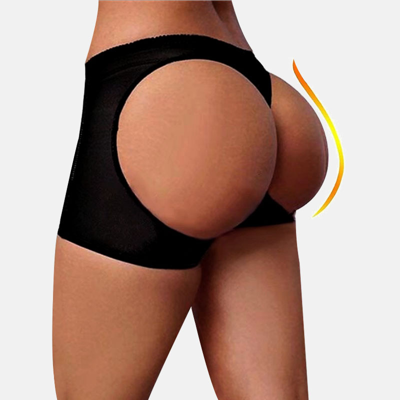 Butt Lift Underwear for Women, Aishang Booty Enhancer Shorts with Push Up Shaper, Open Hip Design