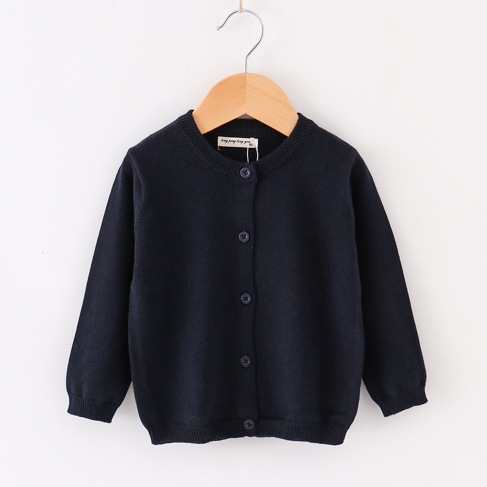 Soft Toddler Knit Jacket, Autumn Baby Cardigan for Girls and Boys, Casual Open Stitch Coat, Full Sleeve Children Sweater