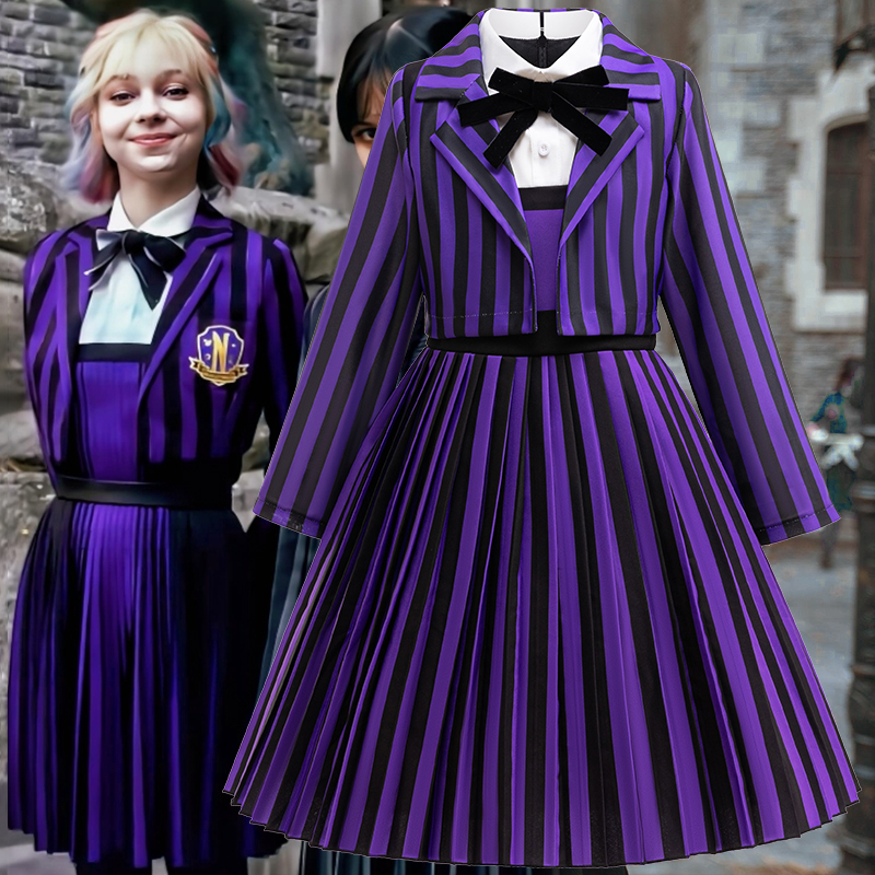 Wednesday & Enid Cosplay Costume 2 Pcs Set | Inspire Uplift