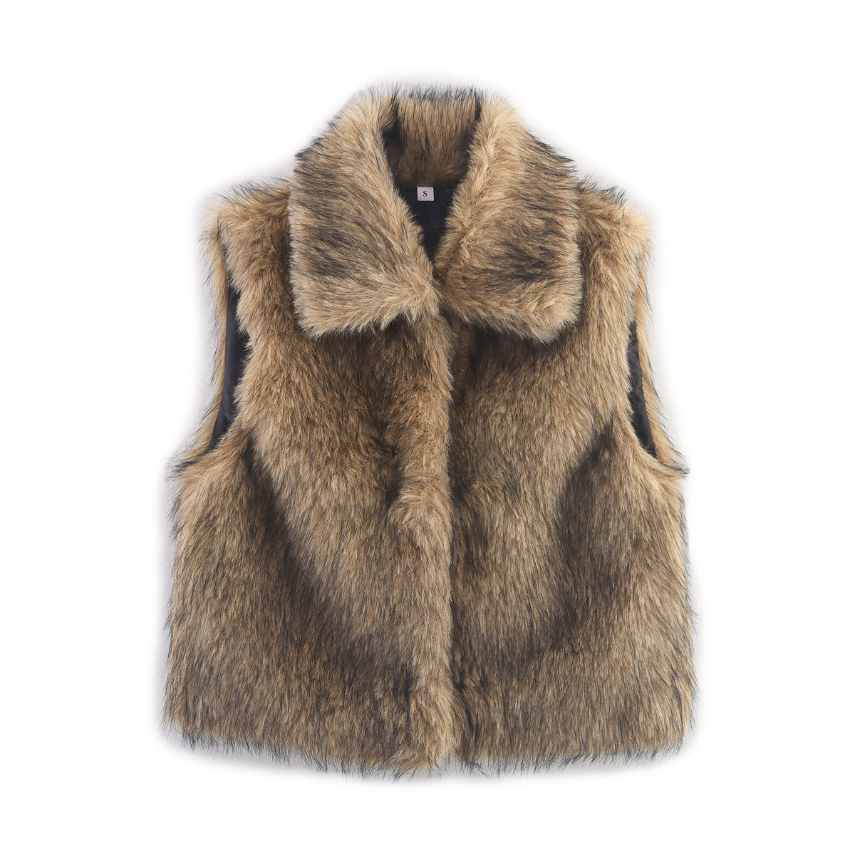 Women's Faux Fur Vest, Winter Street Style, Casual Outerwear Top for Cold Days
