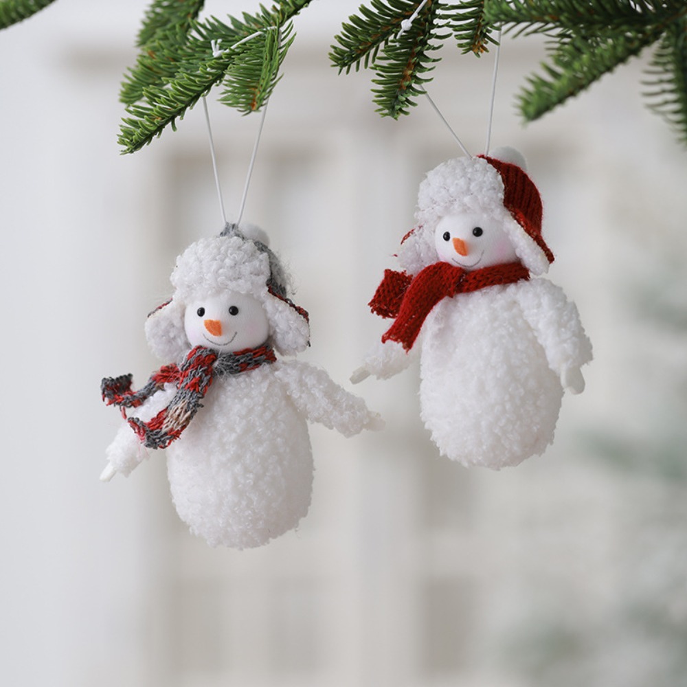 Christmas Plush Angel Doll Pendant, Lovely Boys Girls Tree Hanging Decoration, Cute Merry Christmas Party Ornaments
