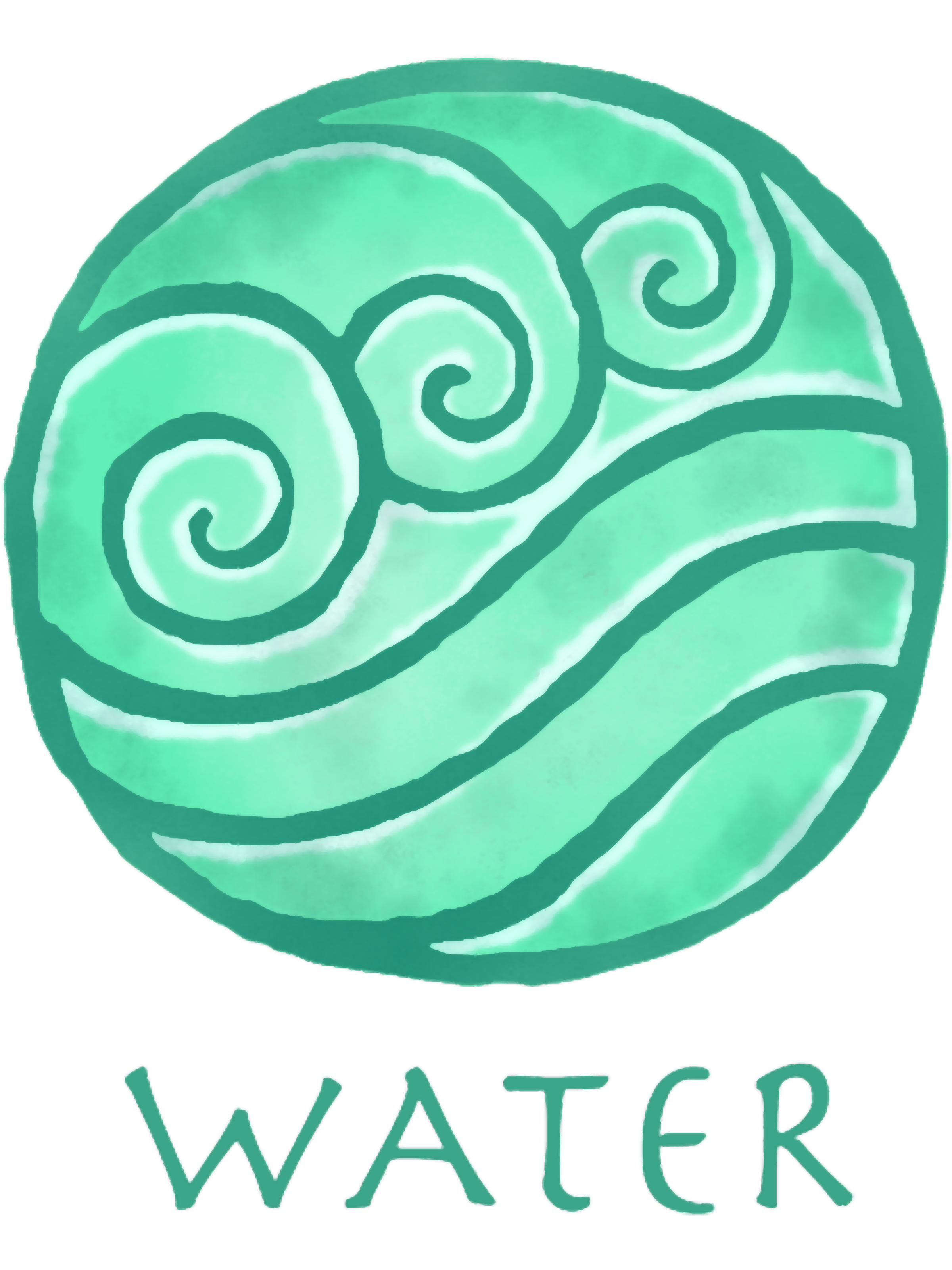 Avatar The Last Airbender Water Element Icon | Inspire Uplift
