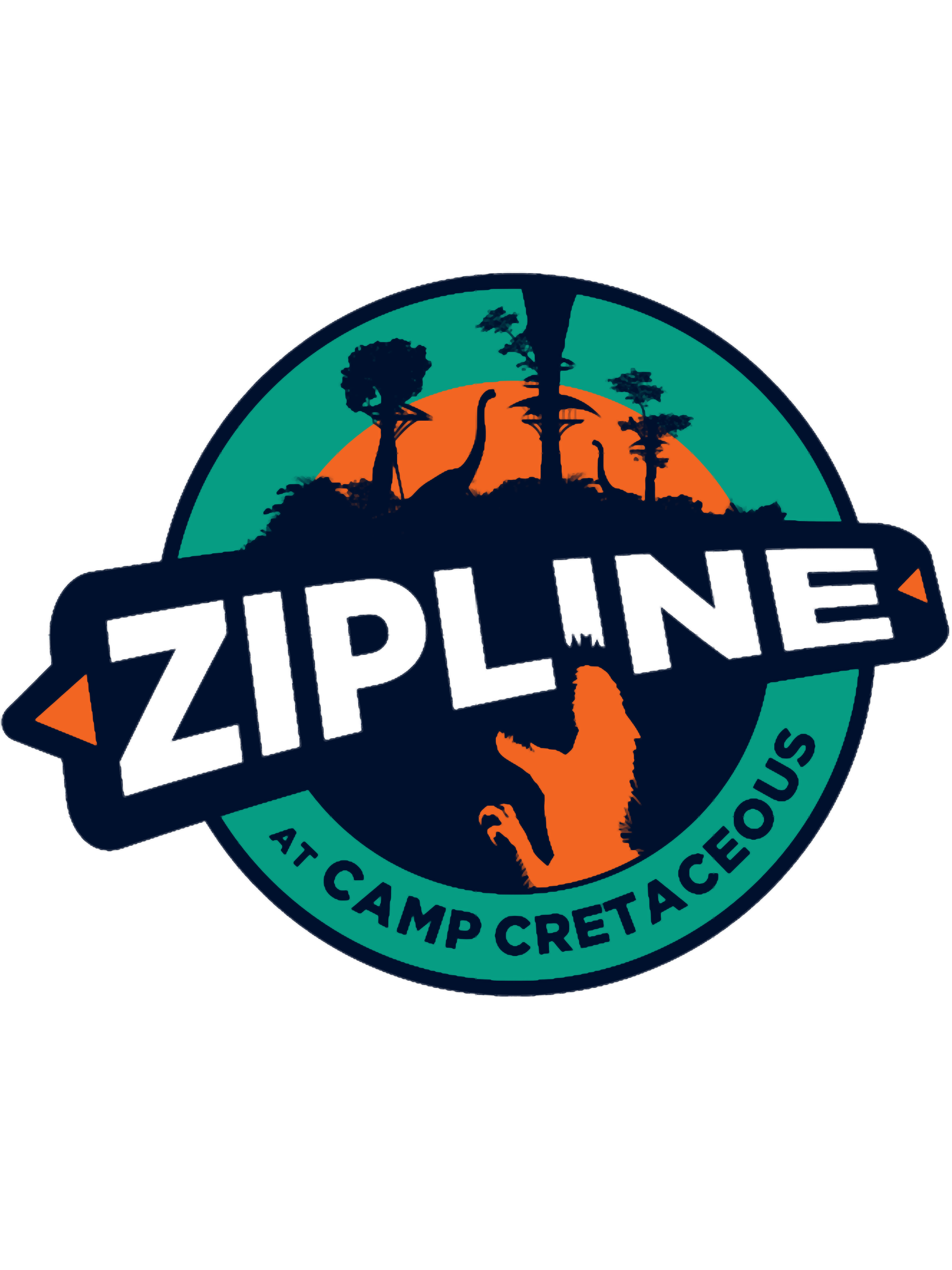Jurassic World Camp Cretaceous Zipline Logo Inspire Uplift