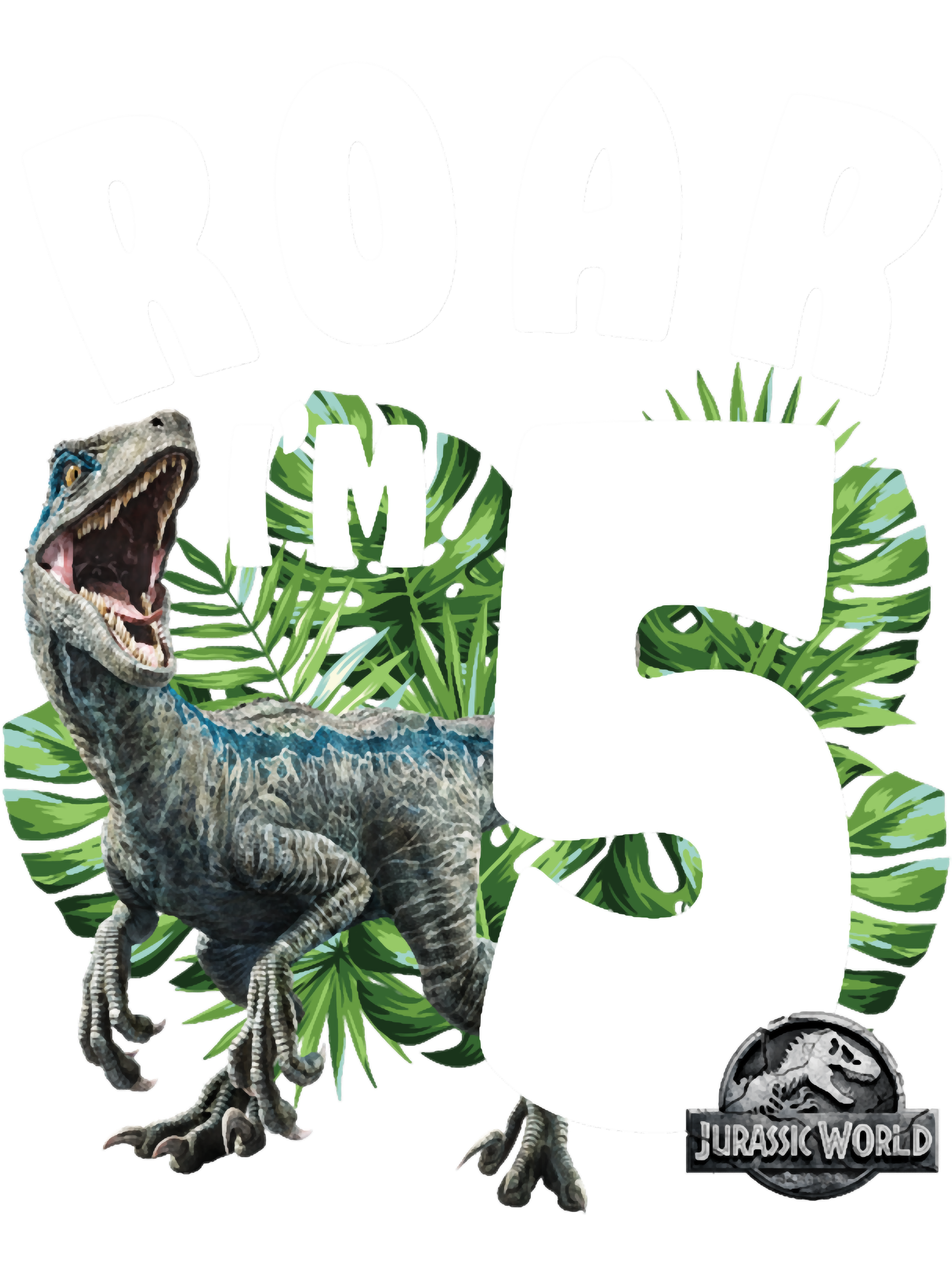 Jurassic World Fallen Kingdom Birthday Raptor Roar Im 5 | Inspire Uplift