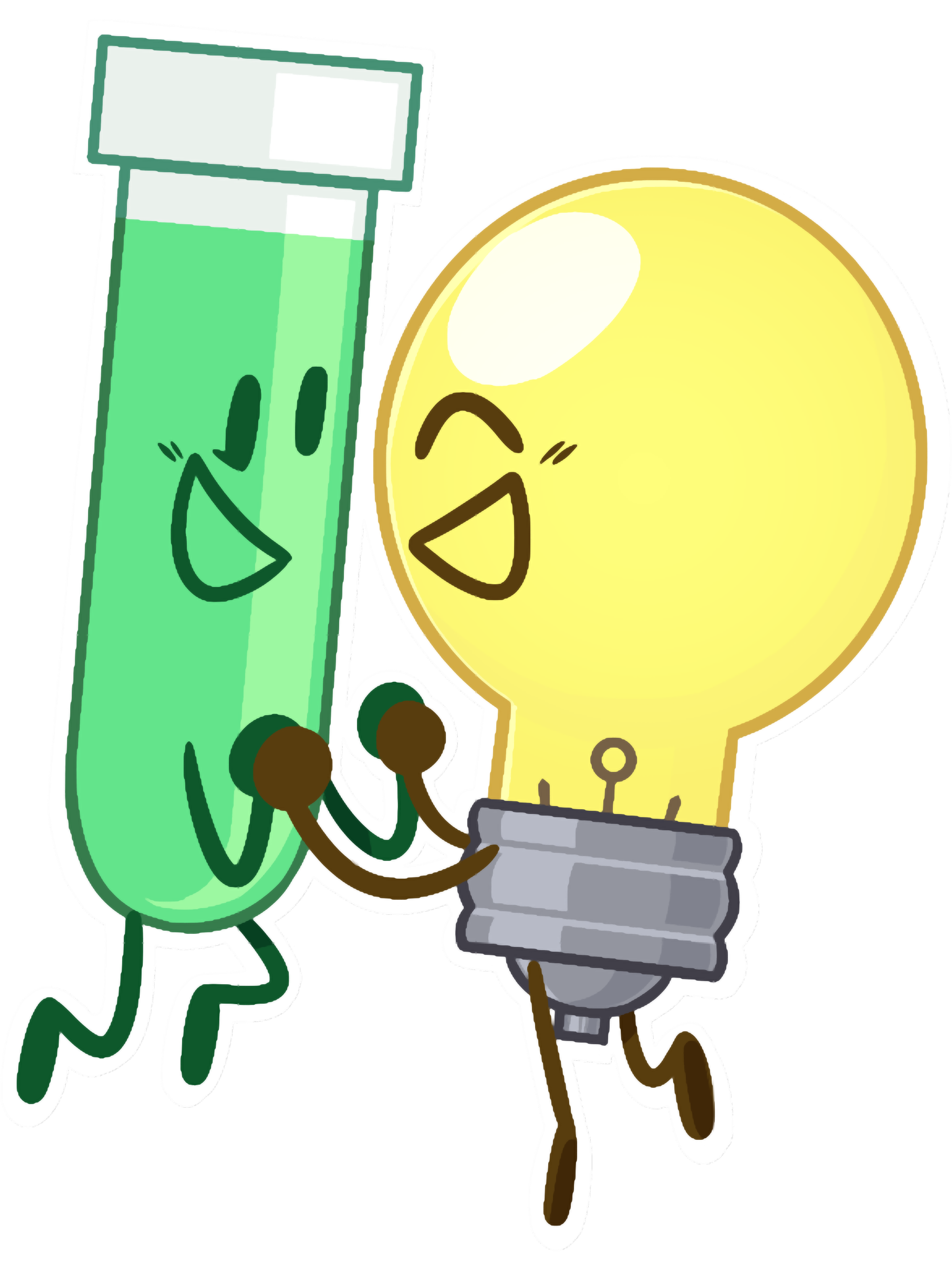 Test Tube x Lightbulb (Inanimate Insanity) | Inspire Uplift
