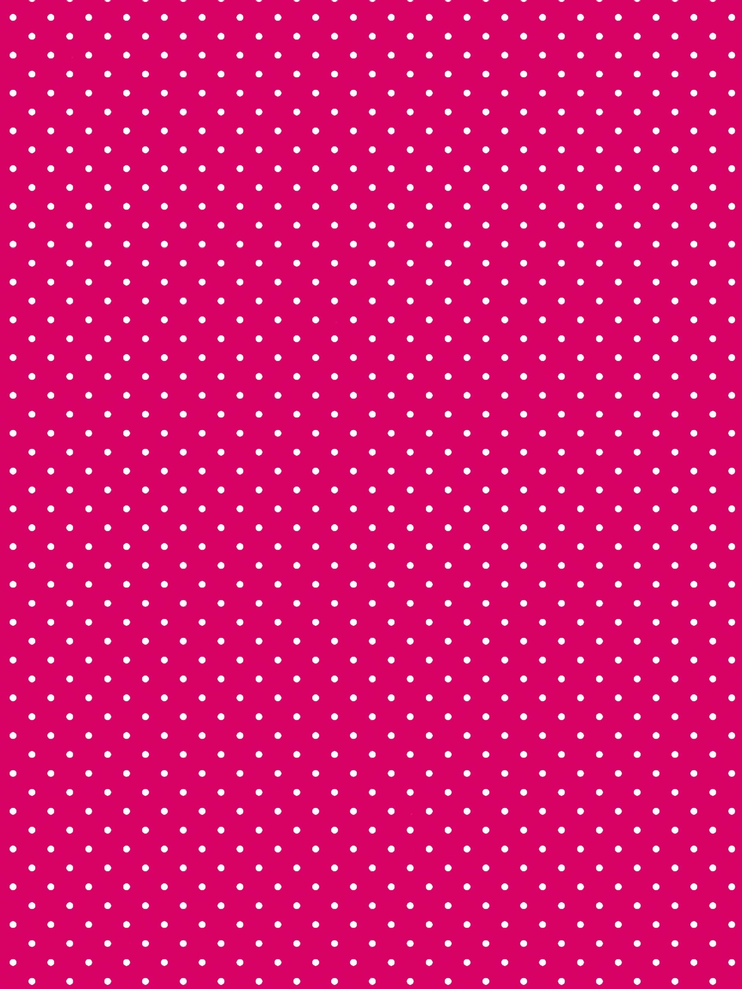 Extra Small White on Dark Hot Pink Polka Dots Graphic | Inspire Uplift