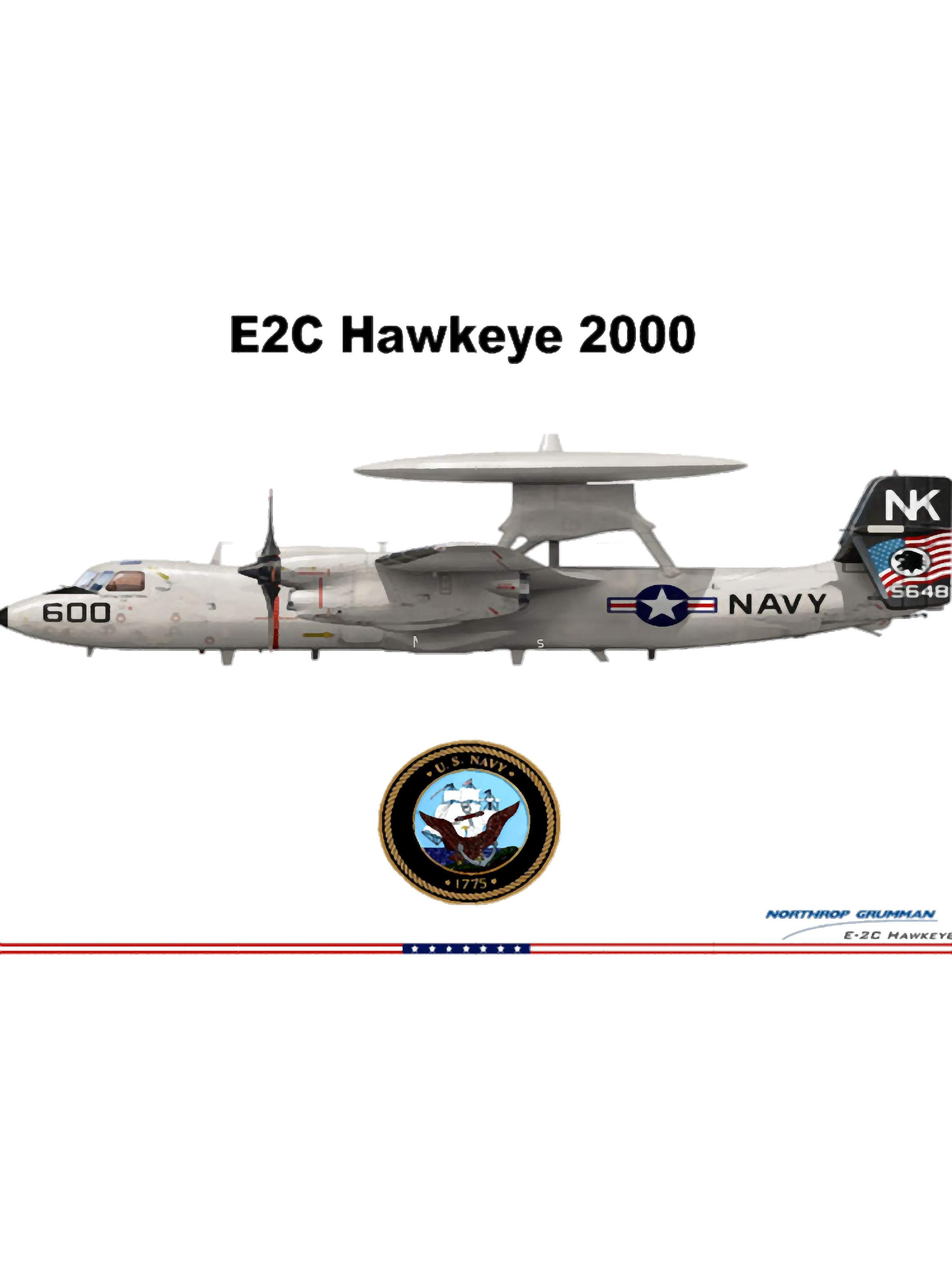 US NAVY E2C HAWKEYE. 完成品 US Navy E-2C Hawkeye VAW-120 Navy 2010 Hobby Master HA4817
