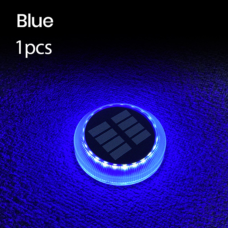 Waterproof Solar LED Deck Lights Outdoor IP68 Step Lighting for Stairs, Fence, Garden, Patio, Pathway, Wall Yard