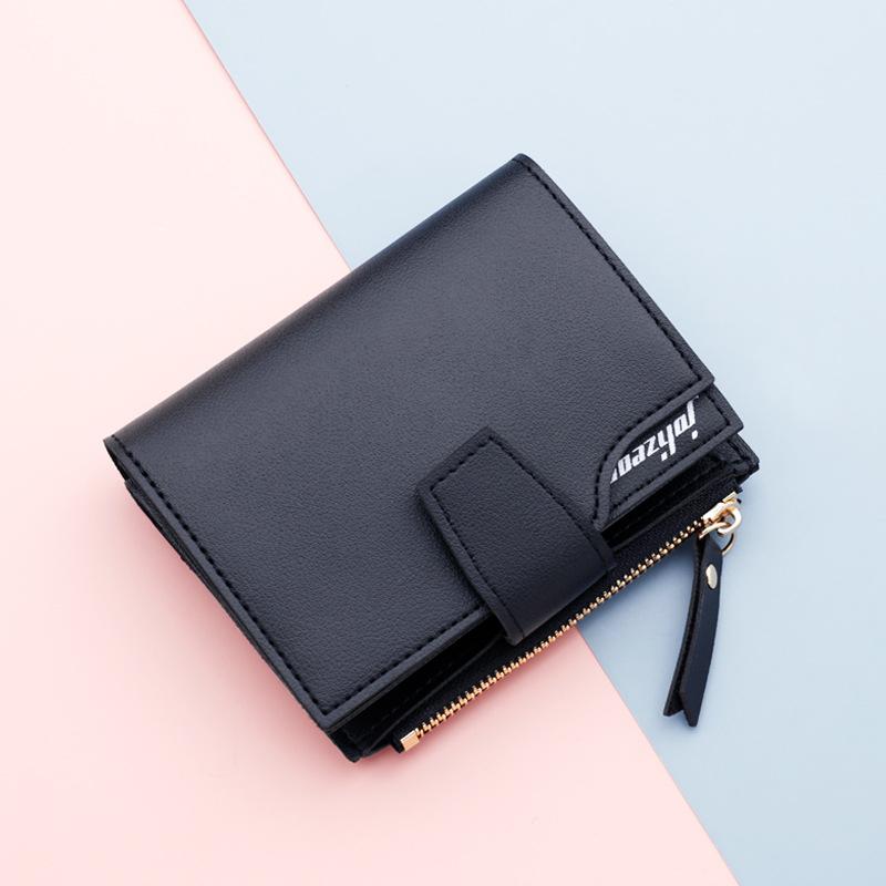 Pink Mini Wallet for Women Compact Card Holder Wallet with Coin Pocket