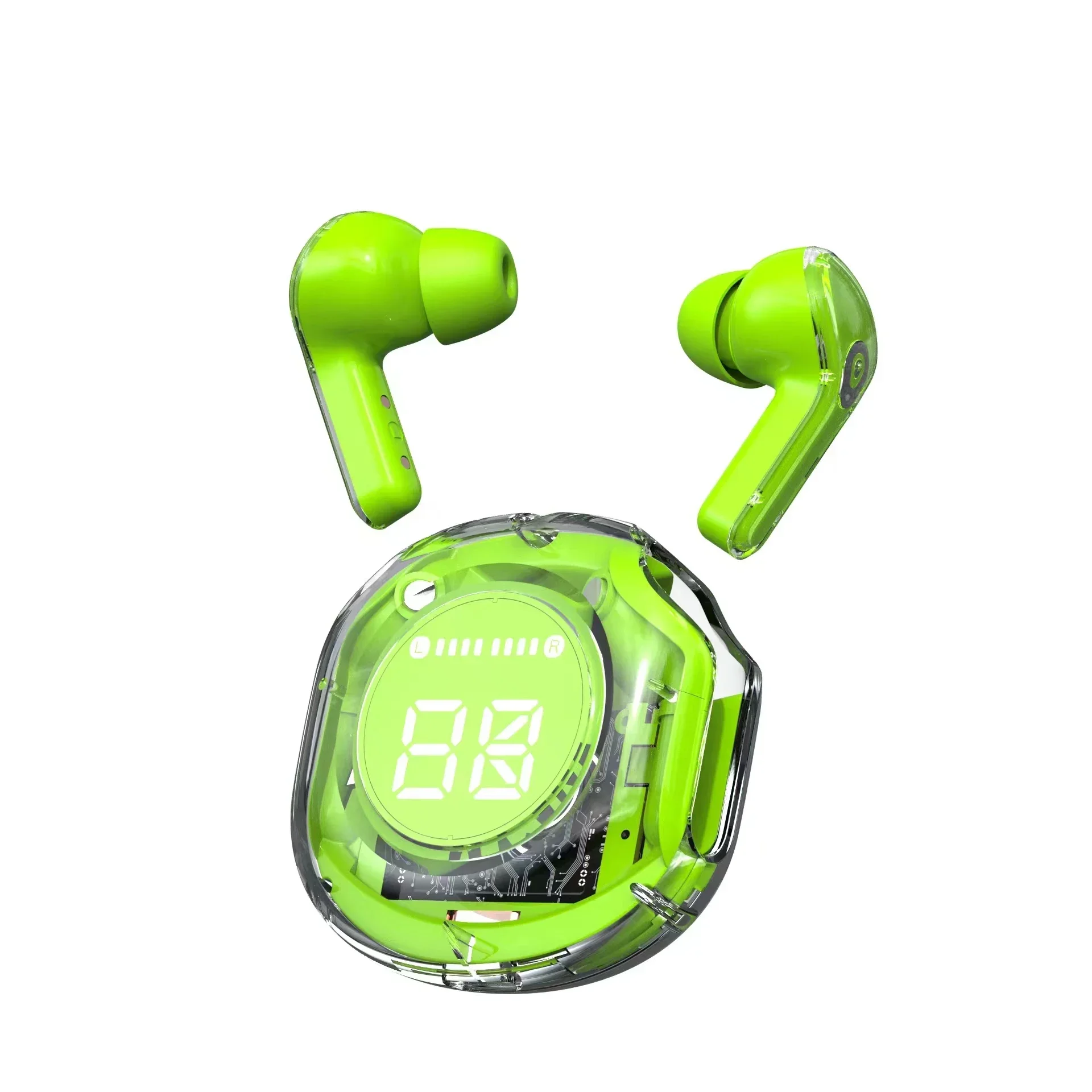 TWS Wireless Earbuds Bluetooth Headphones with Noise Reduction for Sport and Gaming