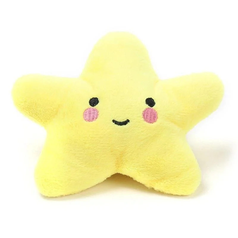 Pentagram Plush Squeaky Dog Toy for Cats & Puppies