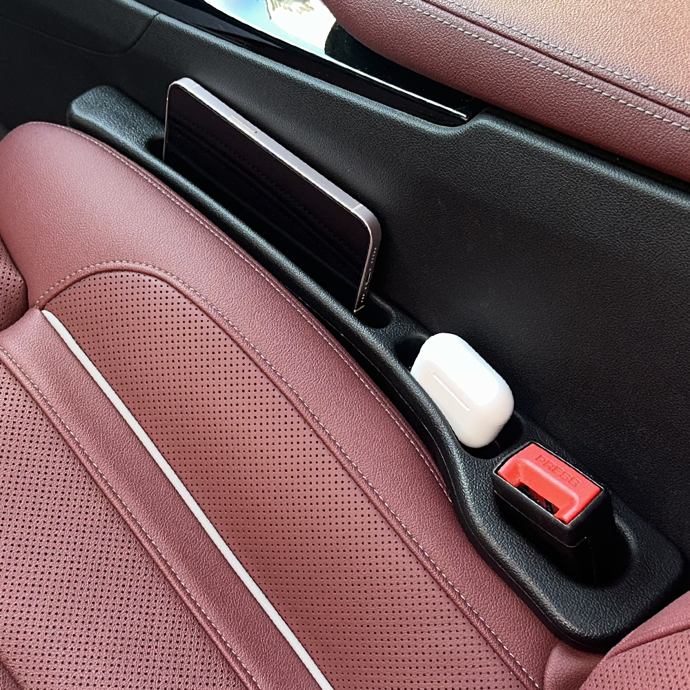 Universal Car Seat Gap Filler and Phone Holder Strip