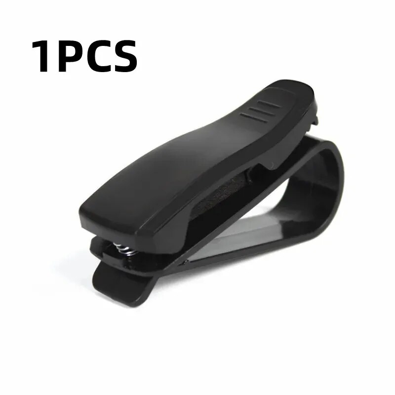 Car Sunglasses Holder Sun Visor Glasses Clip and Card Organizer