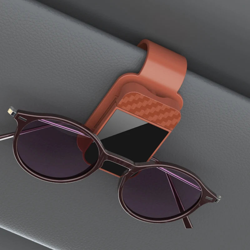 Car Sunglasses Holder Sun Visor Organizer Clip for Glasses Cards and Tickets