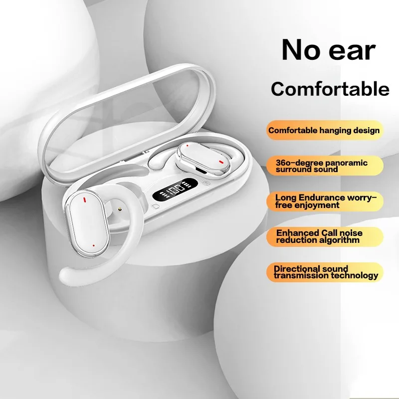 OWS Sport Bluetooth Earphones Waterproof Wireless Earbuds with HiFi Stereo