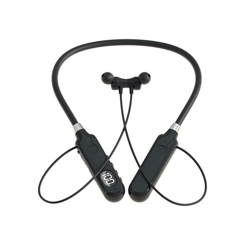 Wireless Bluetooth Neckband Earphones Sports Headset with Button Control