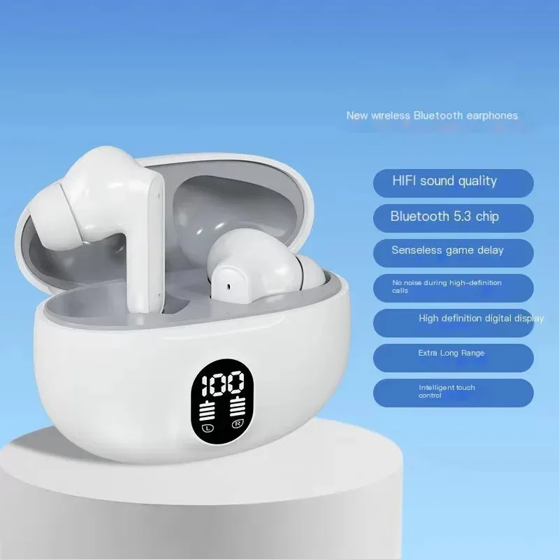 Premium True Wireless Bluetooth Earbuds Waterproof Sport Earphones with Mic
