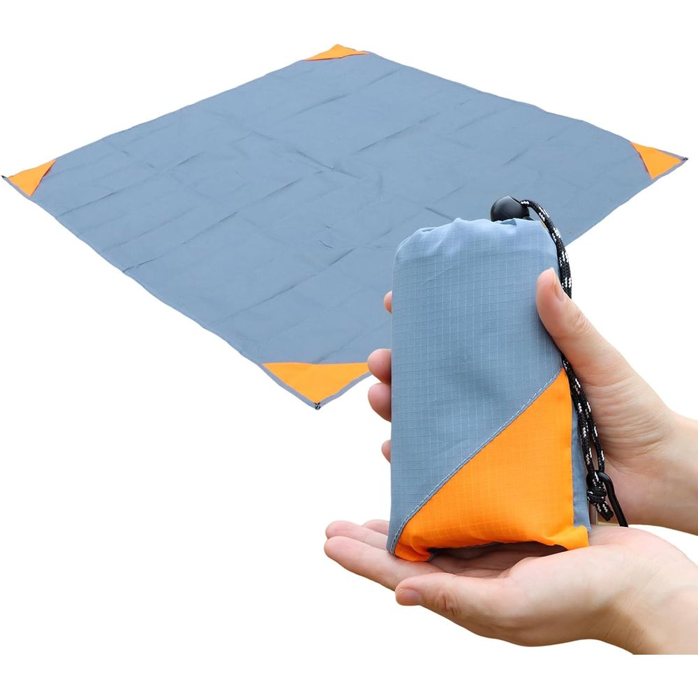 Lightweight Portable Picnic Blanket Foldable & Compact Water Resistant Washable Quick Dry Beach Mat for Outdoor