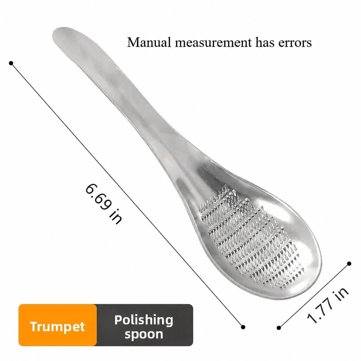 Stainless Steel Garlic Grater and Ginger Grater Spoon for Quick Kitchen Prep