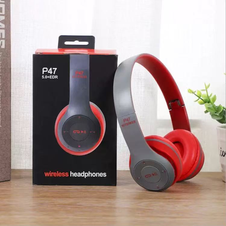 Premium Wireless Bluetooth Headphones with HD Mic & Stereo Sound
