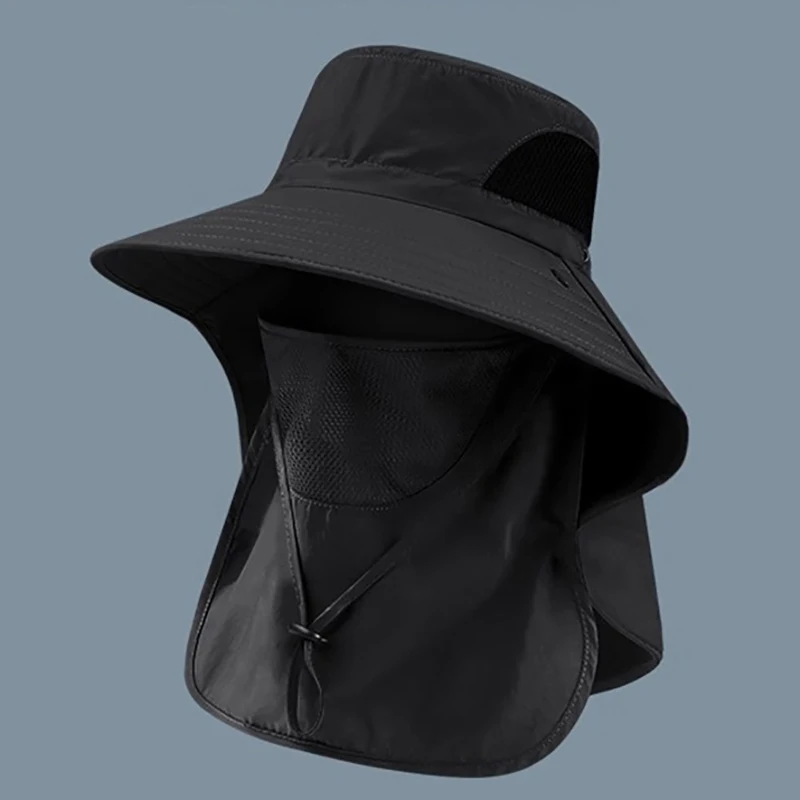 UV Protection Sun Hat with Neck Flap for Fishing Hiking and Outdoor Wear