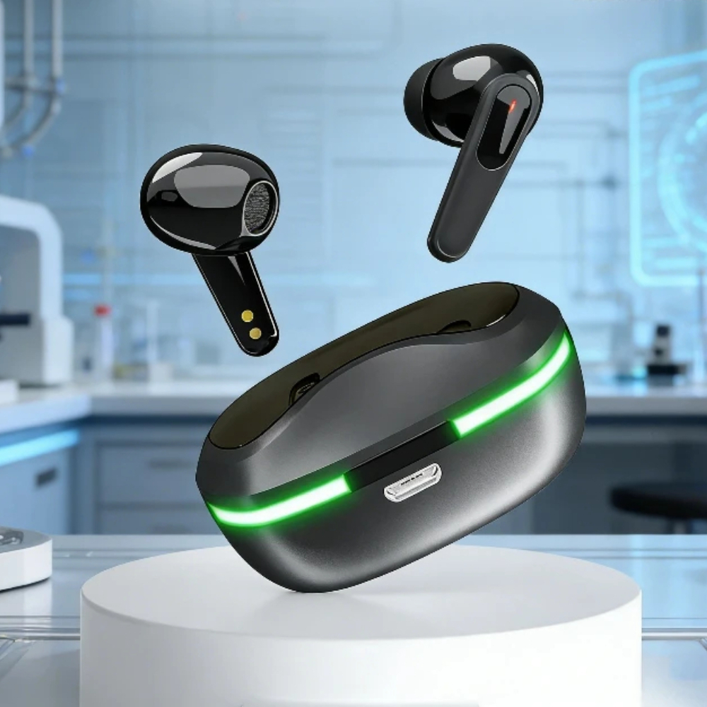 Wireless Noise Reduction Sports Earbuds HiFi Stereo Bluetooth Headphones