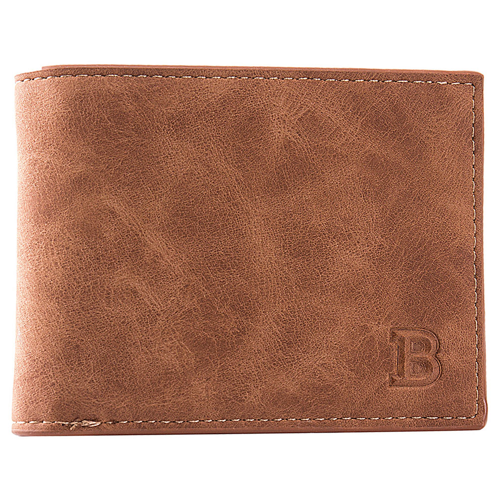 Premium Slim Wallet for Men PU Leather Card Holder with Zipper Coin Pocket