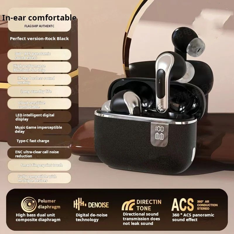 Bluetooth Wireless Earbuds with LED Display & HiFi Sound Sports Gaming Earphones
