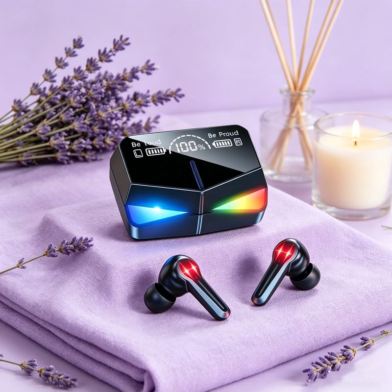 Bluetooth Sport Wireless Earbuds With Mic and Charging Case