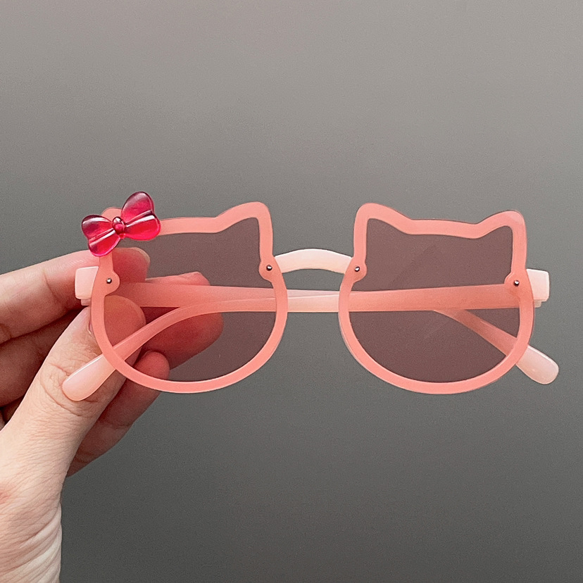 Cute Bow Kids Sunglasses Outdoor Baby Girls Sun Glasses
