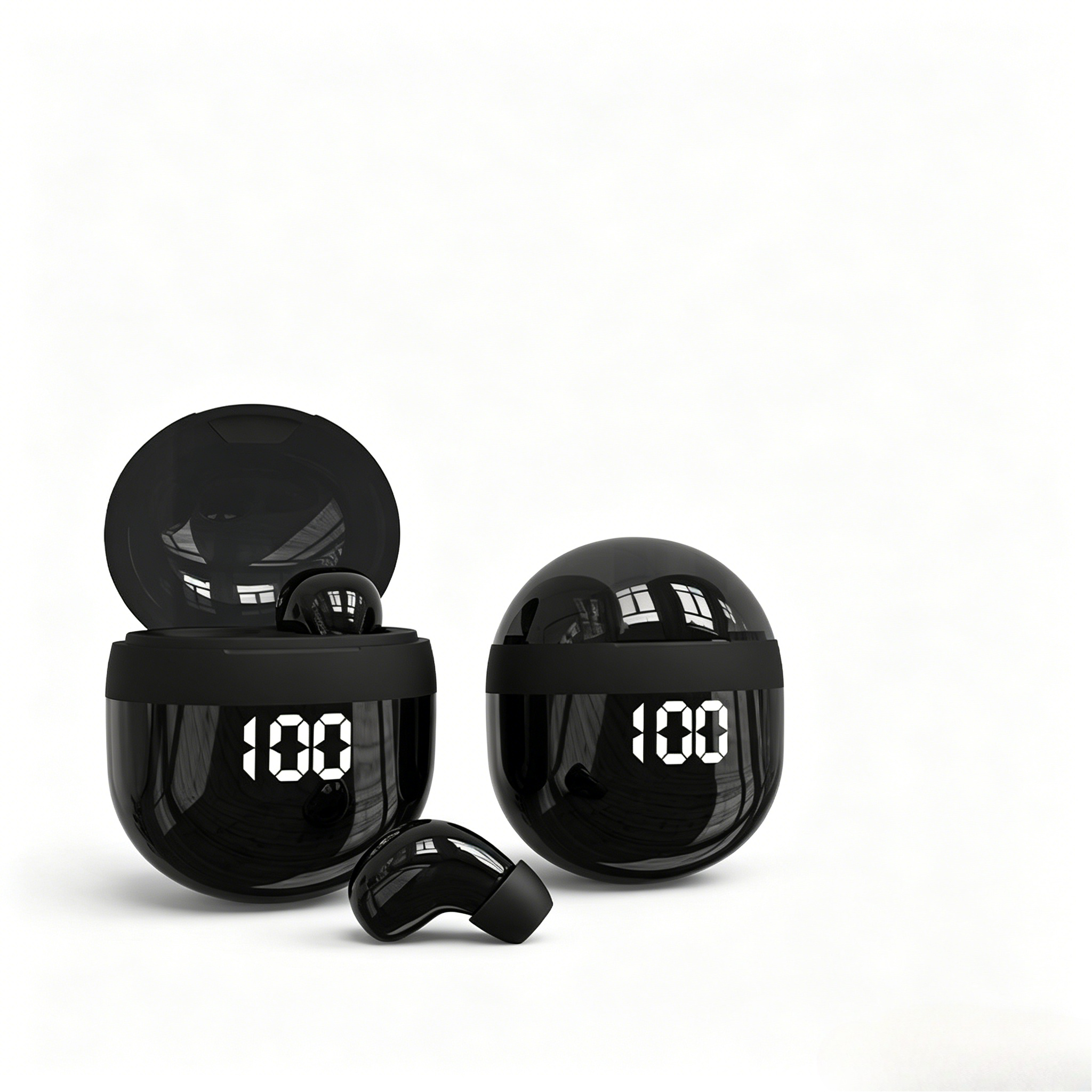 TWS Wireless Earbuds Waterproof Sport Bluetooth Headphones with Mic