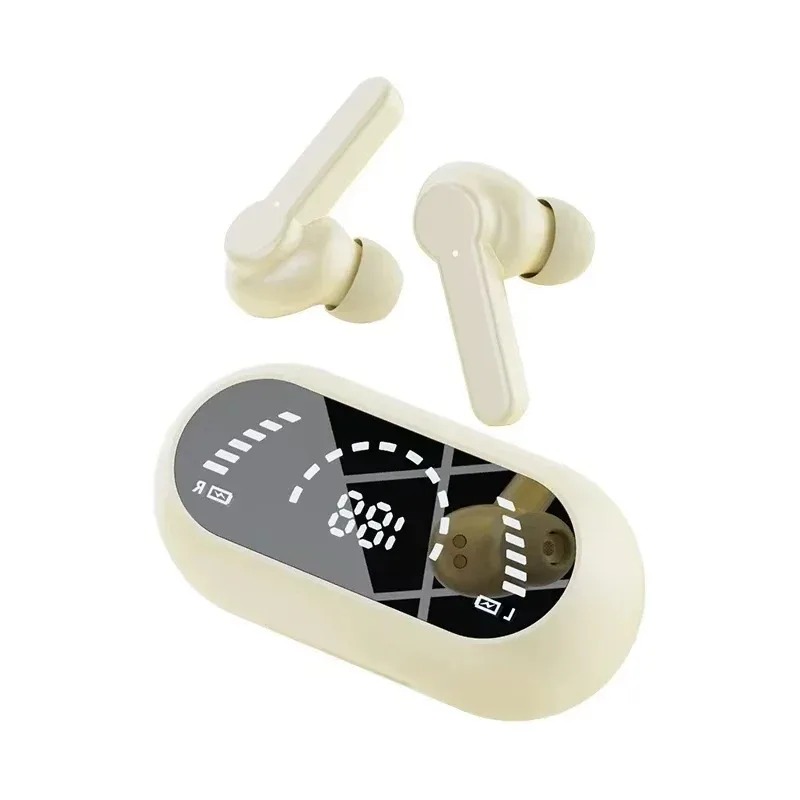TWS Wireless Bluetooth Earbuds with Noise Cancelling Bass and Touch Control for Sport Gaming