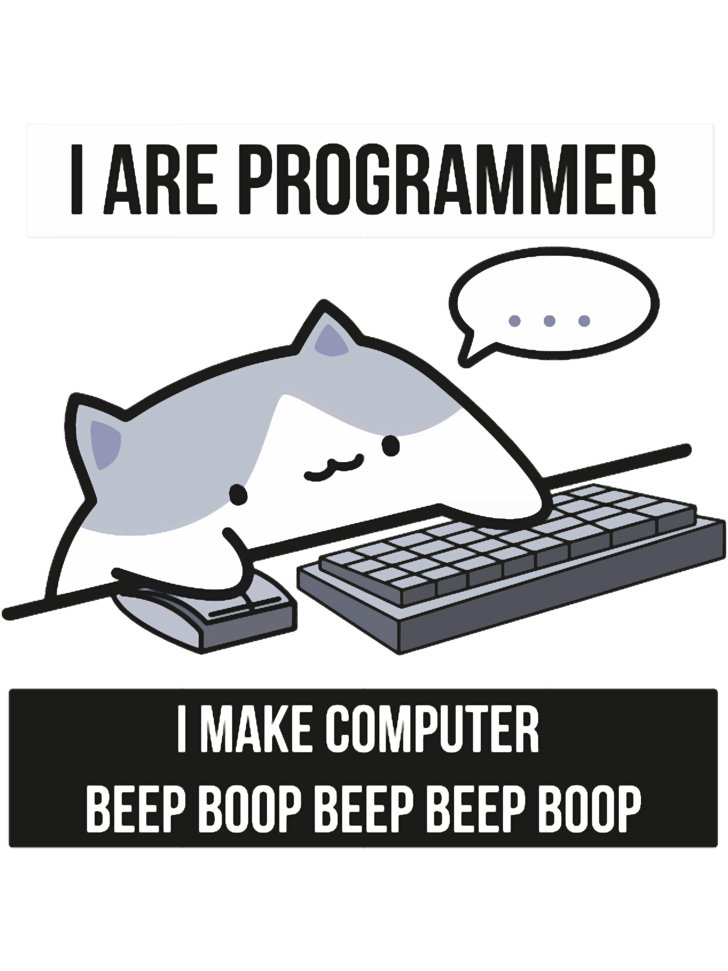 I are programmer cat programmer meme vintage | Inspire Uplift