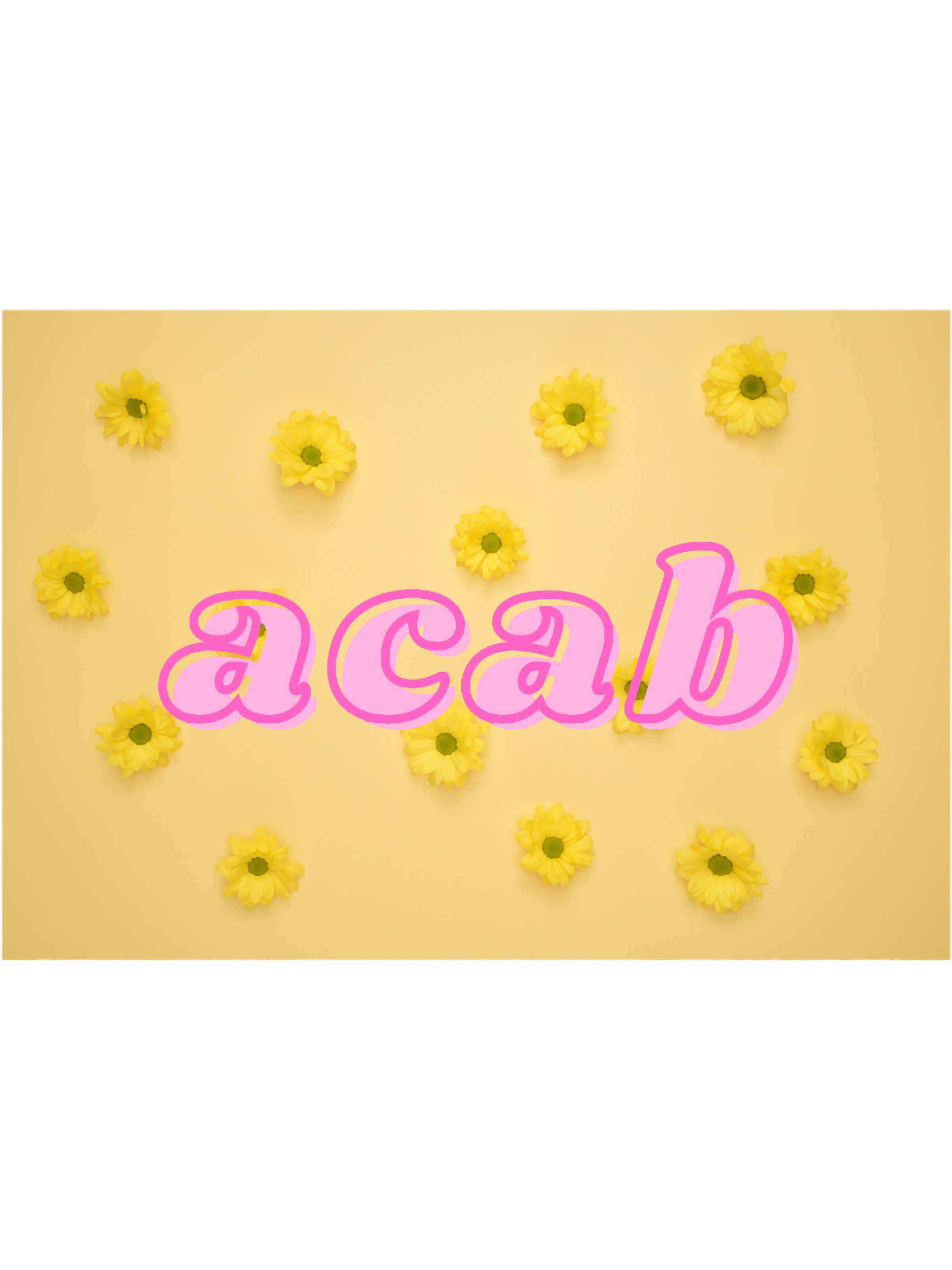 Pastel Flower ACAB Mask | Inspire Uplift