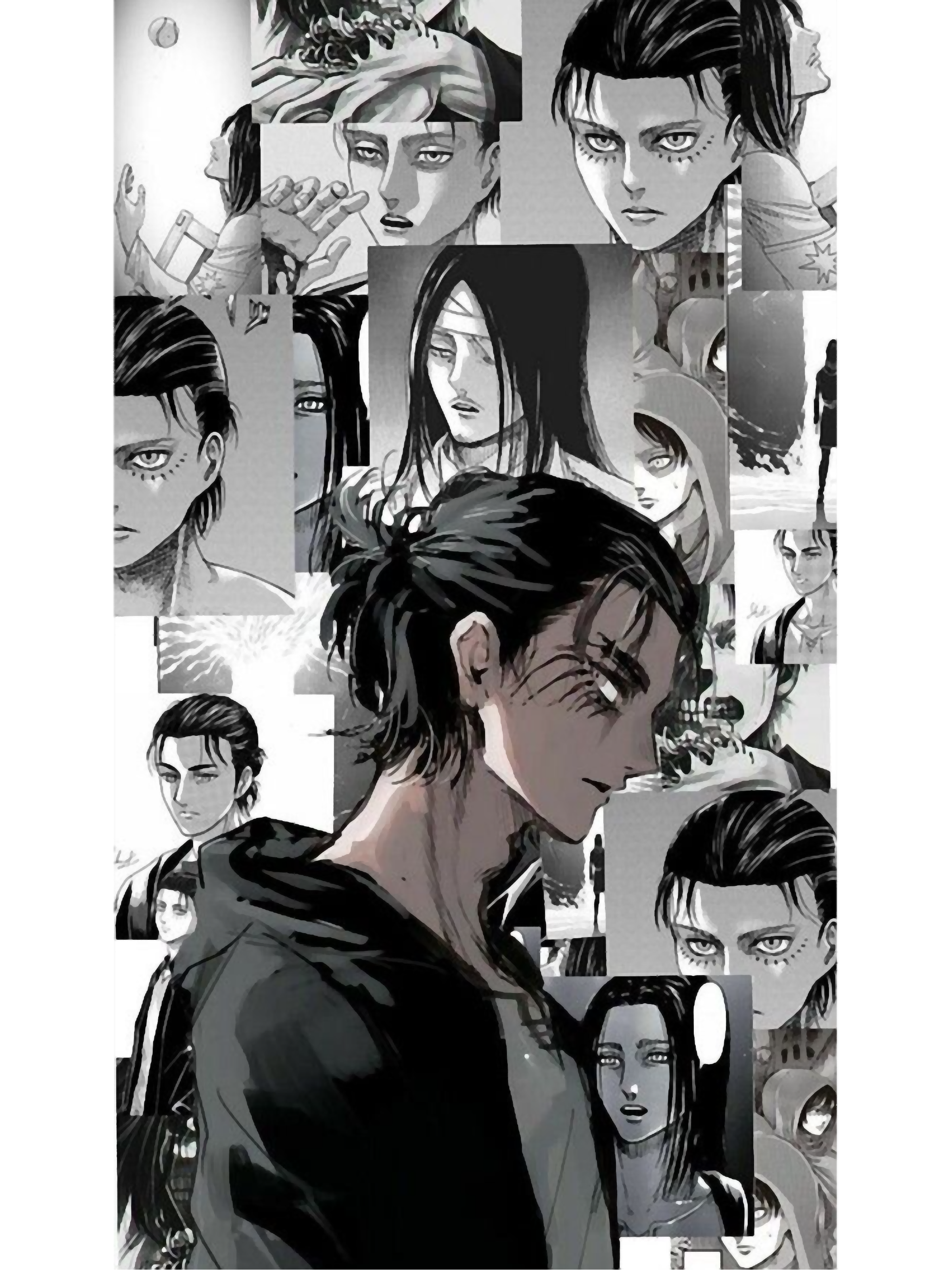 Eren Yeager Aot Free Manga Eren Yeager Glass Painting Attack On