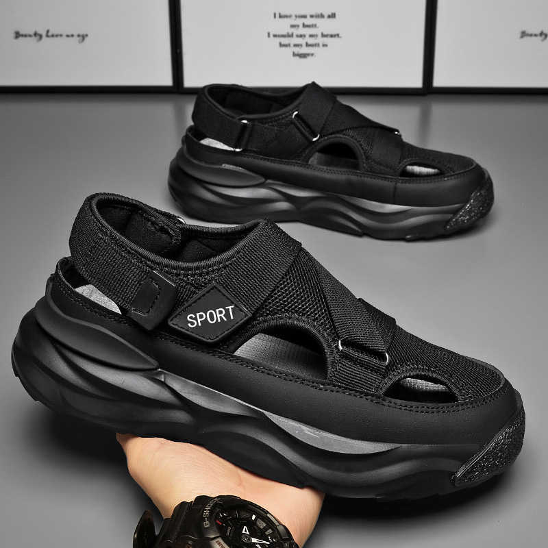 Urban Style Black Men\'s Sandal-Sneaker NEW ROCK Men main image 4