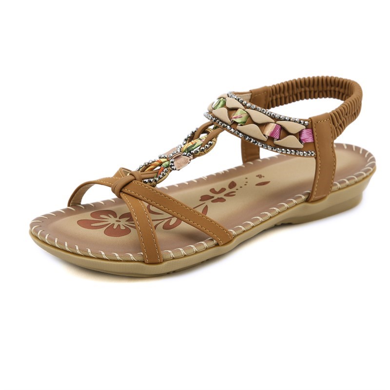 Stylish Women Sandals Shoes, Summer Soft Wedge Sandals for Ladies, Beach Walking Footwear, Lightweight Female Sandals
