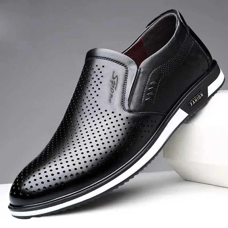 Classic Leather Shoes for Men Designer Loafers, High Quality Moccasins & Formal Mens Footwear, Elegant Driving Shoes
