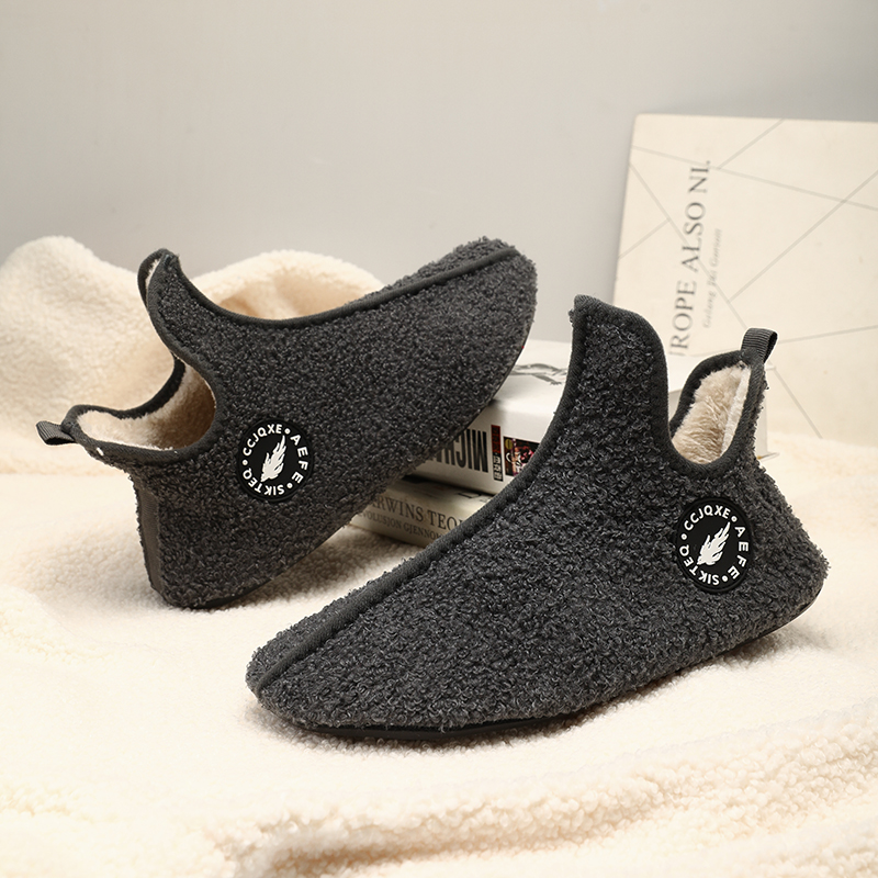 Fashion Women Plush Slipper Casual Slip on Shoes for Couples High Quality New Men Winter Slippers Light Weight Warm Shoe