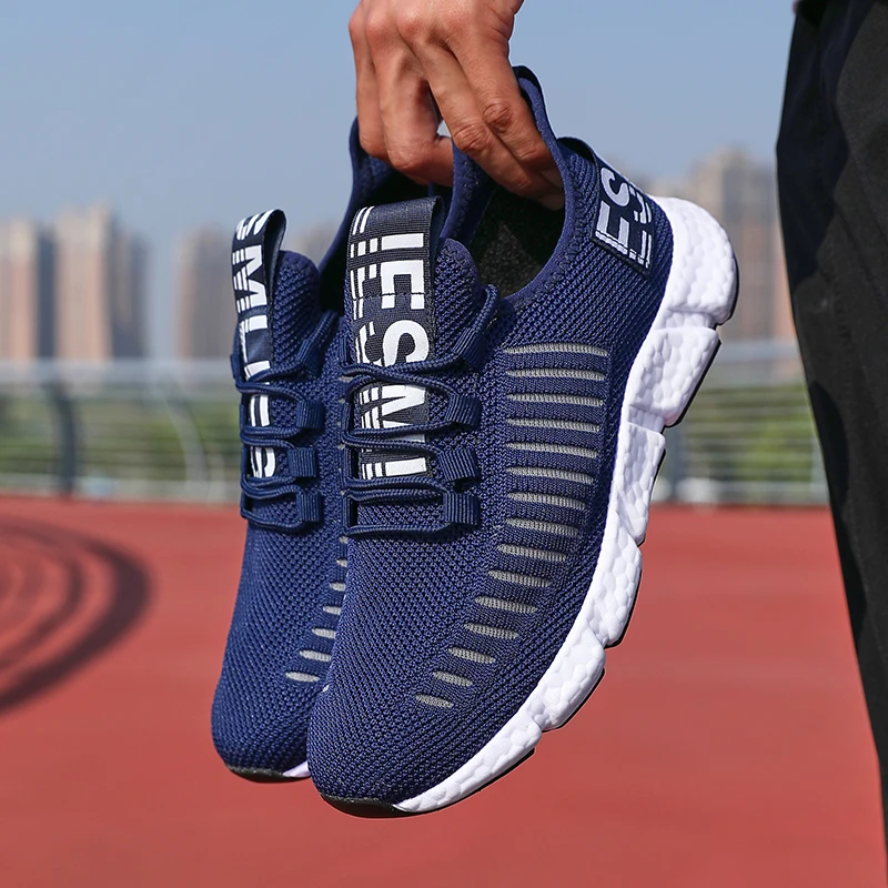 Lightweight Breathable Mesh Outdoor Casual Shoes, Summer Men Sneakers, Mens Shoes, Fashionable Tennis Training Shoes