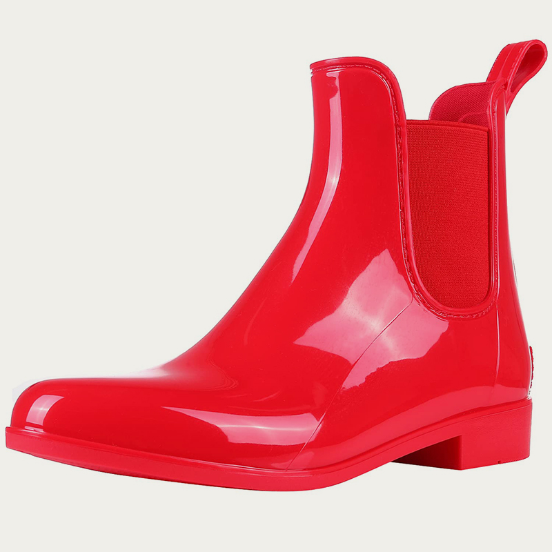 Waterproof Slip On Bebealy Womens Short Rain Boots Non-Slip Ankle Booties Garden Outdoor Boots