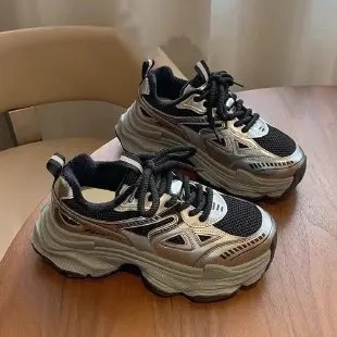 Womens Lightweight Dad Shoes Sporty Casual Fashionable Breathable Mesh Spring Summer Upgraded Version Thick Bottom