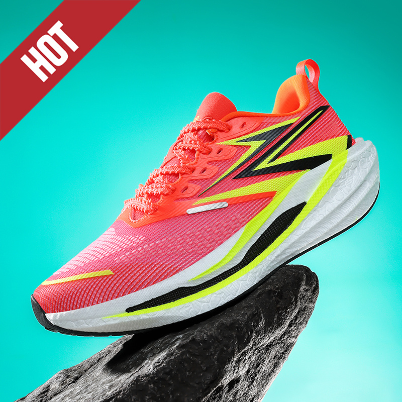 Breathable Running Shoes Comfortable Lightweight Sneakers for Men and Women, Athletic Nonskid Carbon Board Sports