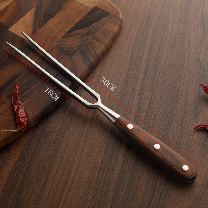 Barbecue Fork, Portable Outdoor BBQ, Stainless Steel Grill Tools, Beef Cooking Accessories