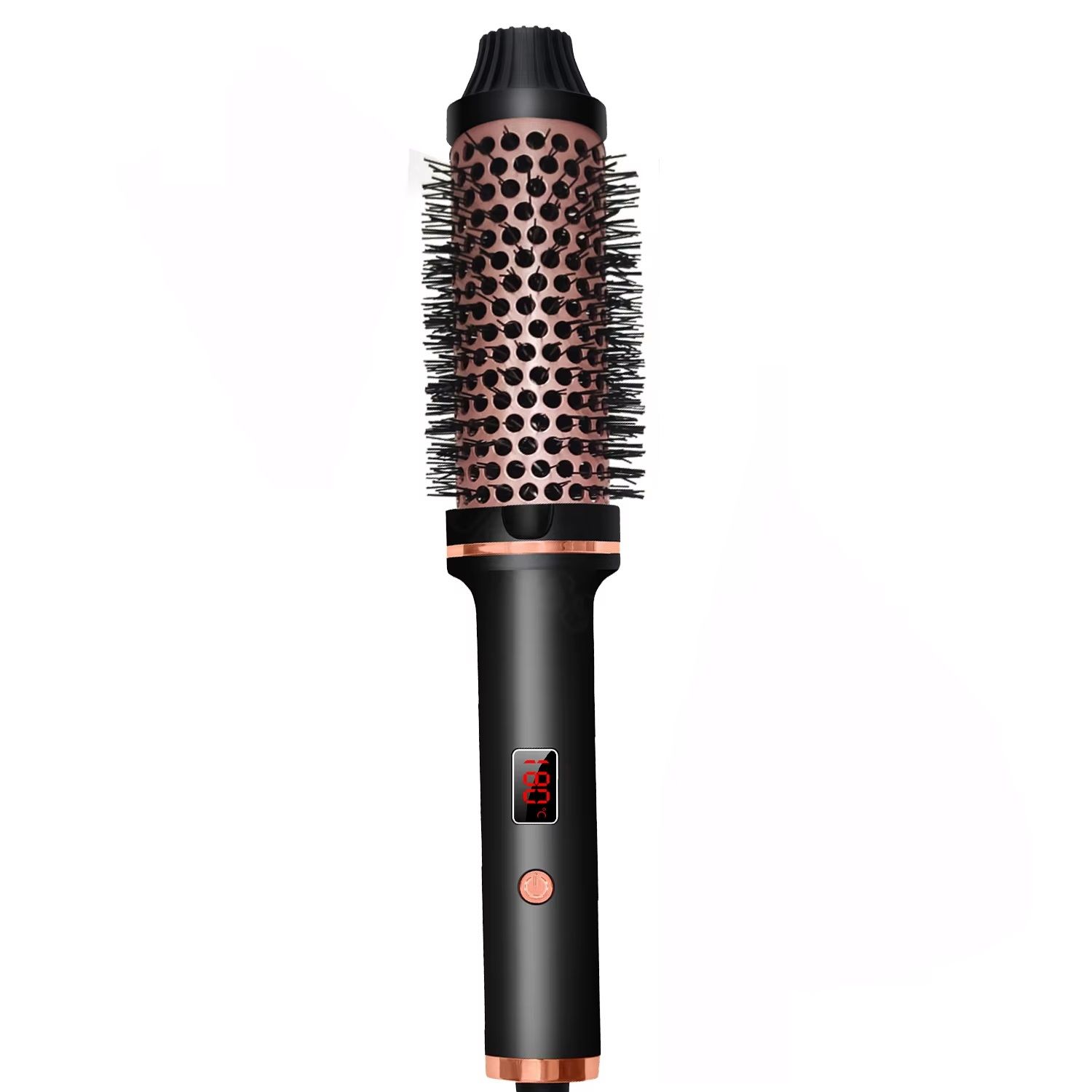 Thermal Brush, Ceramic Hair Curler Volumizing Brush Round Heated Curling Iron Brush