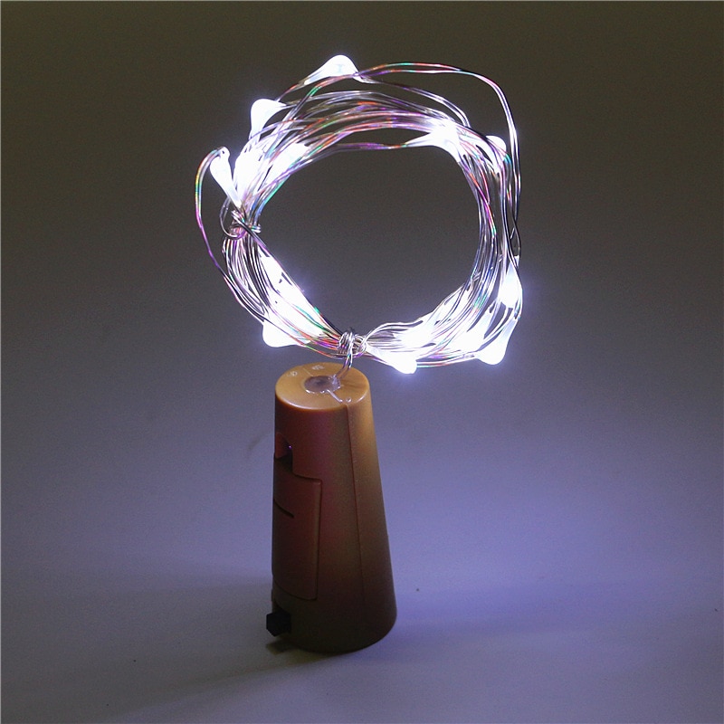 Bar LED Wine Bottle Cork, String Lights, Holiday Copper Wire Fairy Lights