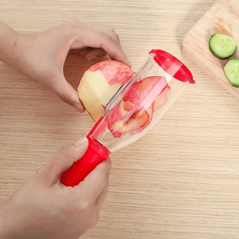 Stainless Steel Multifunctional Vegetable, Peeler for Fruits and Kitchen Use Storage Type Peeler