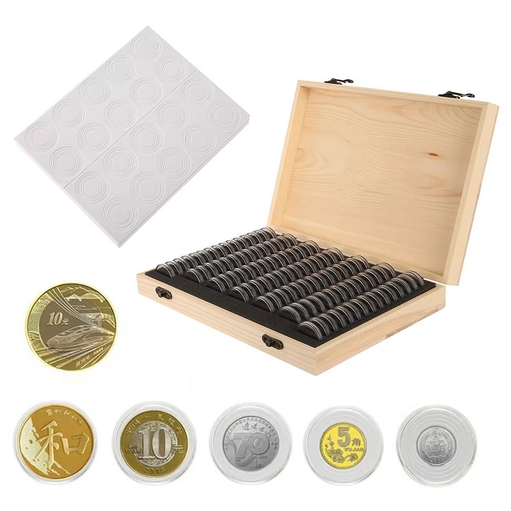 Clear Adjustable Coin Storage Box Universal Capsule | Inspire Uplift