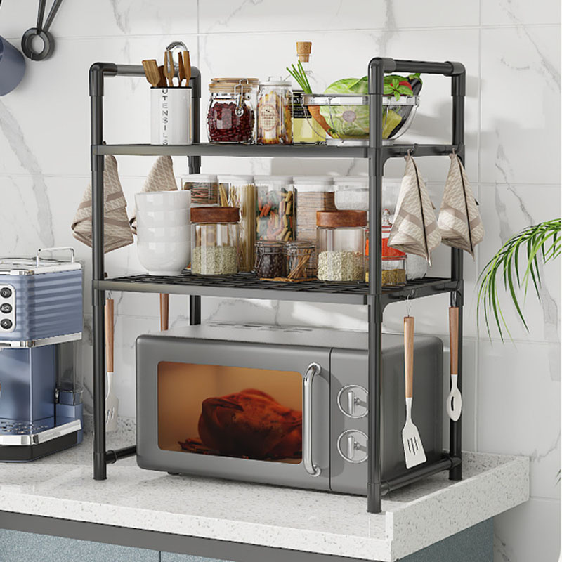 Iu Shelf Rack Kitchen Storage Rack Microwave Shelf Condiment Organizer | Inspire Uplift
